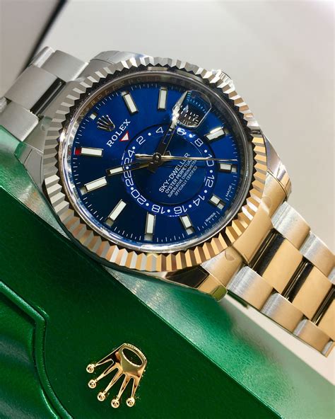 buy rolex sky dweller steel